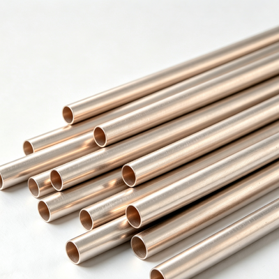 C70600 Tembaga Nikel Tabung ±0.1mm Presisi Panjang Kustom Tabung Anti-Korosi Laut